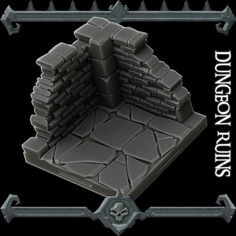 Image of Gothic City: Dungeon Ruins (MONSTER MINIATURES II KICKSTARTER IS NOW LIVE)
