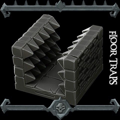 Image of Gothic City: Dungeon Floor Traps (MONSTER MINIATURES II KICKSTARTER IS NOW LIVE)