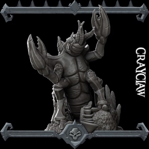 Image of CrayClaw (FREE SAMPLE from MONSTER MINIATURES II KICKSTARTER)