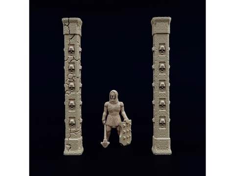 Image of Slender Skull Pillars