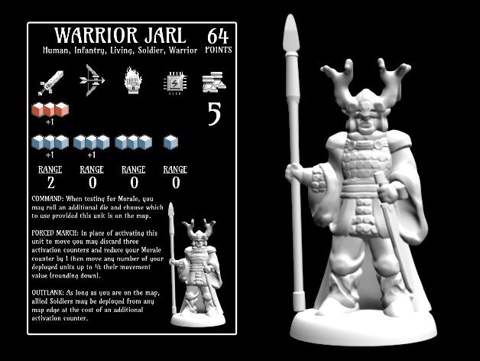 Image of Warrior Jarl (18mm scale)