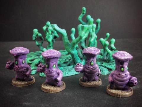 Image of Mytoan Spore Soldiers (15mm scale)