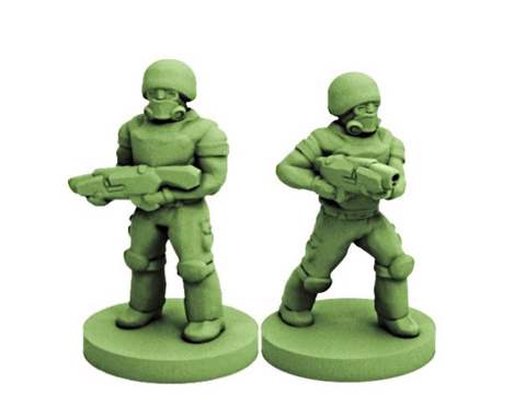 Image of Colonial Soldiers (18mm Scale)