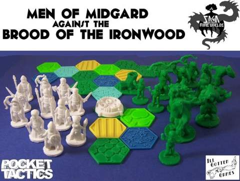 Image of Pocket-Tactics: Men of Midgard against the Brood of the Ironwood (Second Edition)