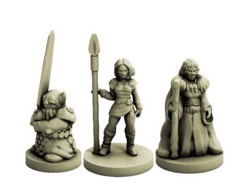 Image of Fantasy Adventuring Party (18mm scale)