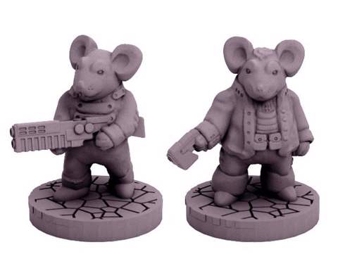 Image of Mouse Pookah Fringers (18mm scale)