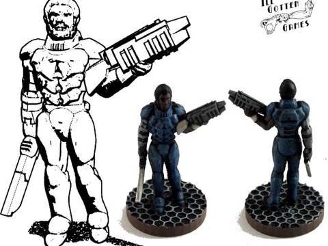 Image of Henry Cobb, 15mm, 28mm and 54mm Miniature