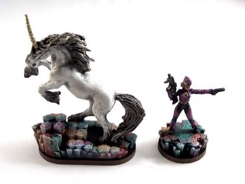 Image of Magic Crystal 28mm Scale Miniature Bases