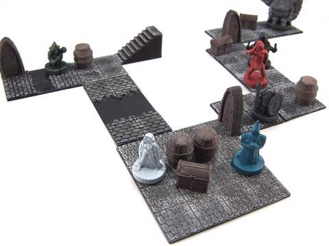 Image of Modular Dungeon Tiles: Core Set