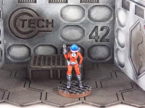 Image of Space Girl (28mm Miniature)