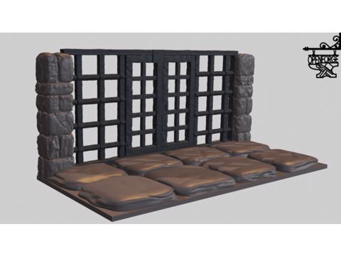 Image of OpenForge 2.0 Dungeon Stone Grate Doors