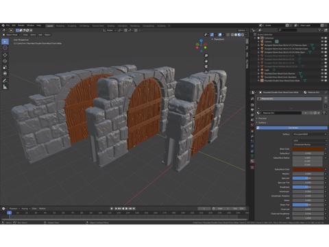 Image of OpenForge Dungeon Stone Dungeon Sticks V3 (Set 1)