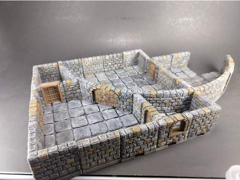 Image of OpenForge 2.0 Dungeon Stone Large Curved Exterior Walls