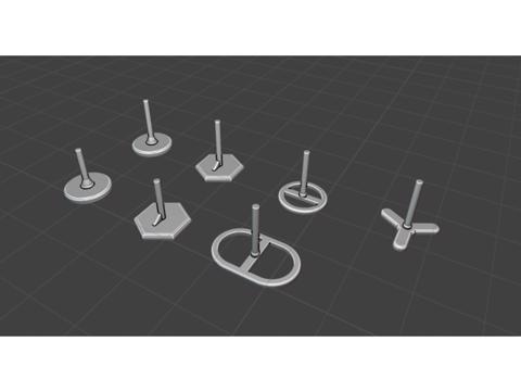 Image of Simple Flight Bases - Tabletop Gaming
