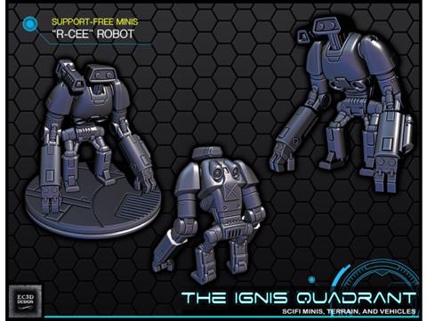 Image of "R-CEE" Robot - 28-32mm gaming - The Ignis Quadrant