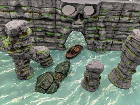 Image of OpenForge - Modular  Sea Cliff Walls