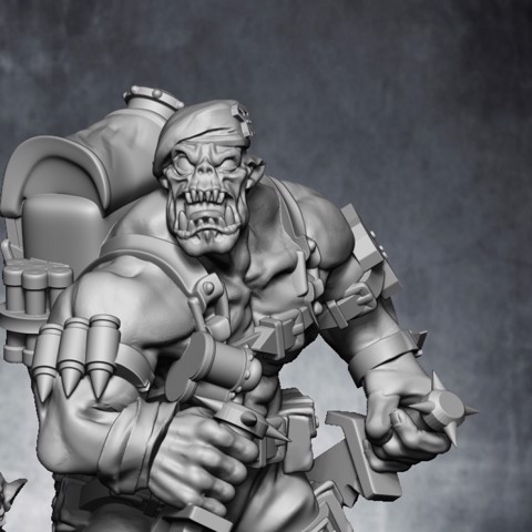 Image of Orc Kommando Ork Blitz time to fight