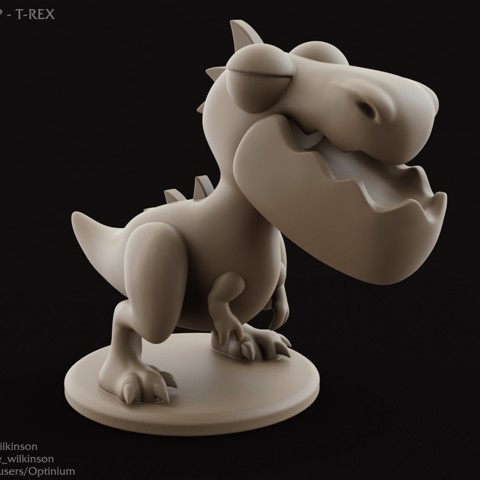 Image of Dinopop - T-rex miniature dinosaur