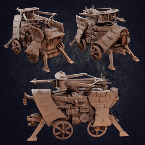 Image of Dragon Trappers Wagon - Presupported