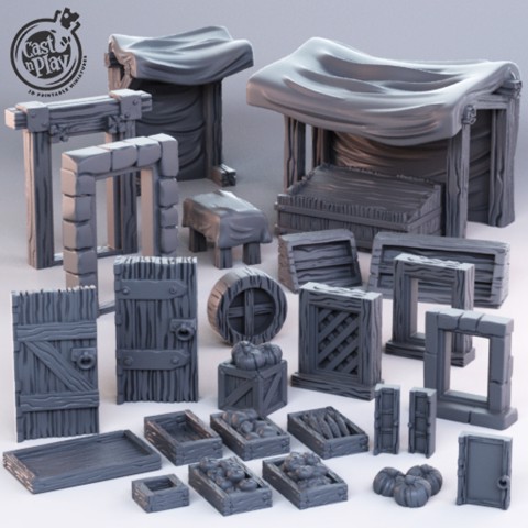 Image of Modular Town Props