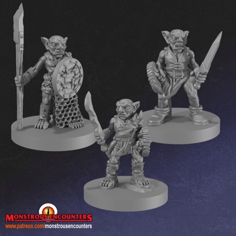 Image of Goblin Fighters x3