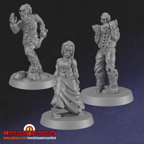 Image of Zombies Set 3 (SUPPORTLESS)