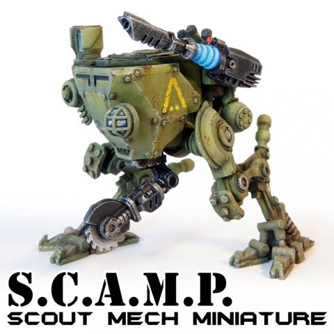 Image of SCAMP - Scout Mech Wargame Miniature