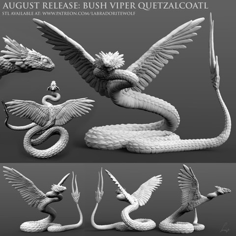 Image of Bush Viper Quetzalcoatl