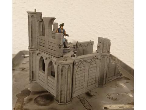 Image of Modular snap-fit gothic ruins