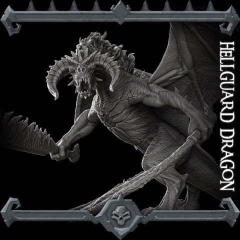 Image of Epic Model Kit: Hellguard Dragon