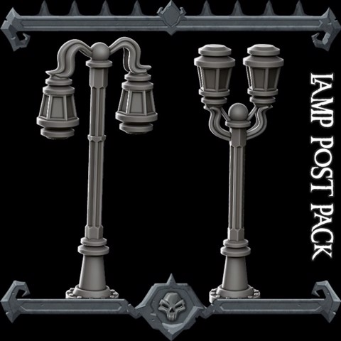 Image of Gothic City: Lamp Post Pack
