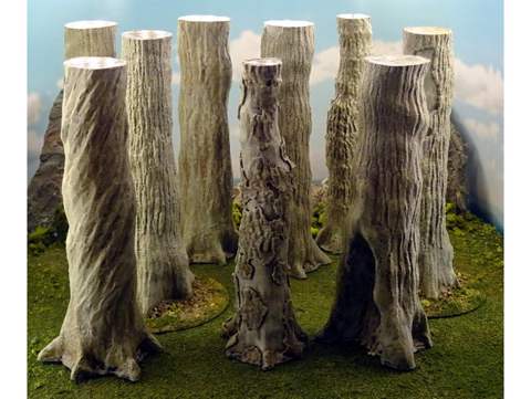 Image of Vegetation B - Giant tree trunks