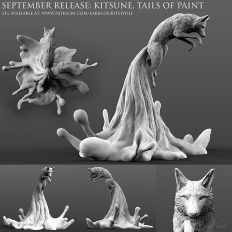 Image of Kitsune, Tails of Paint