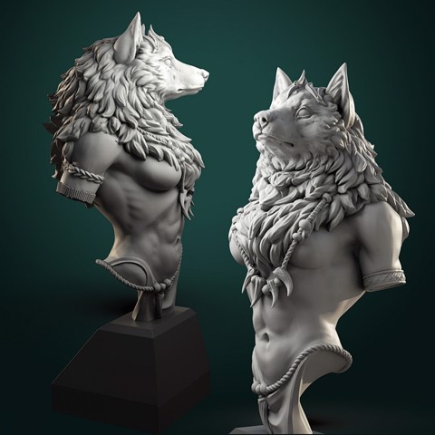 Image of Oleana the Werewolf Queen bust