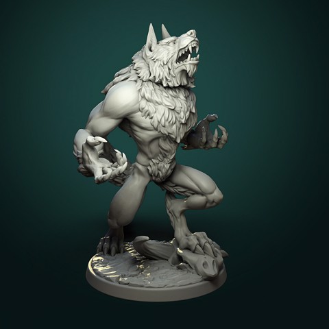 Image of Furious Werewolf (2 variants)