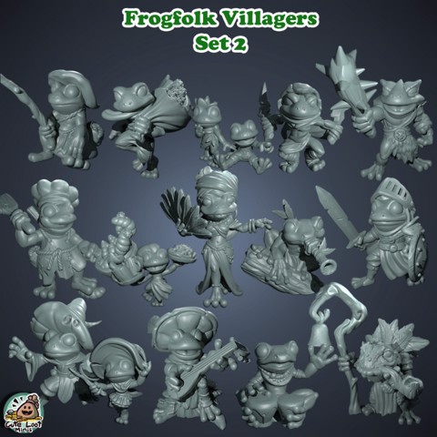 Image of Frogfolk Villagers Set 2