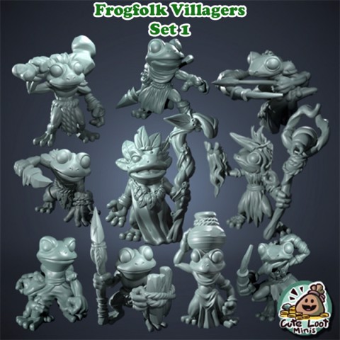 Image of Frogfolk Tribe Set 1