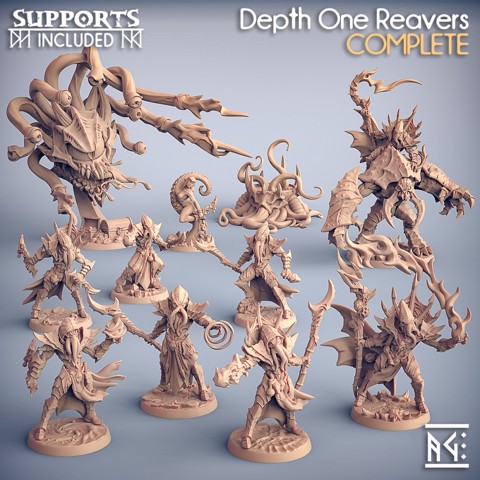 Image of COMPLETE Depth One Reavers (presupported)