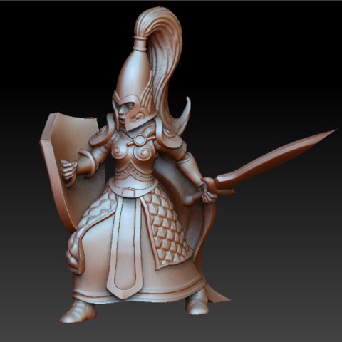 Image of High elf female guardian
