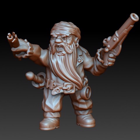 Image of Dwarf pirate