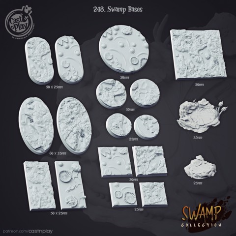 Image of Swamp Bases (Pre-Supported)