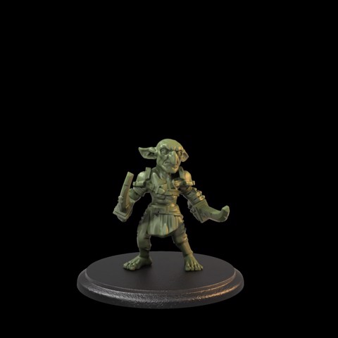 Image of Goblin Soldier Two Swords Presupported