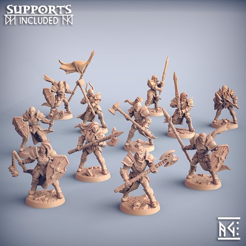Image of Human Fighters Guild - 6 Modular