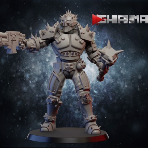 Image of Armoured orloc supports ready