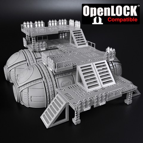 Image of Openlock modular system for science fiction skirmishes