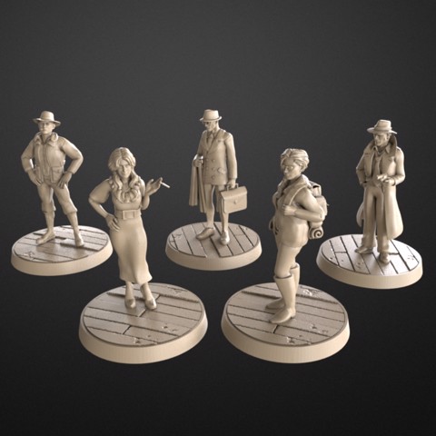 Image of Adventurers Pack 01 for Call of Cthulhu