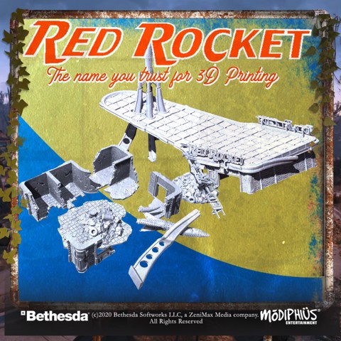 Image of Red Rocket Bundle: Preserved & Destroyed - Terrain Expansion - Fallout: Wasteland Warfare