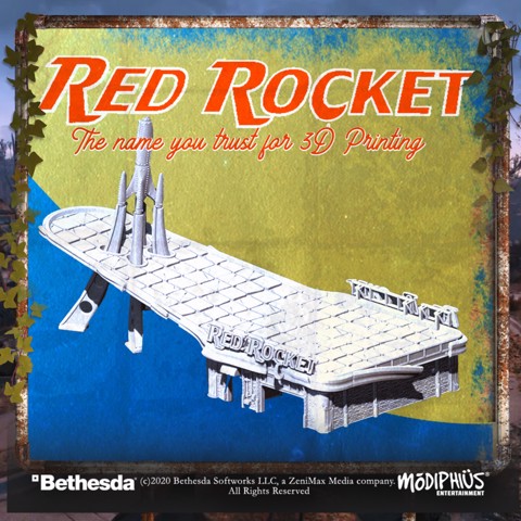 Image of Red Rocket - Preserved - Terrain Expansion - Fallout: Wasteland Warfare