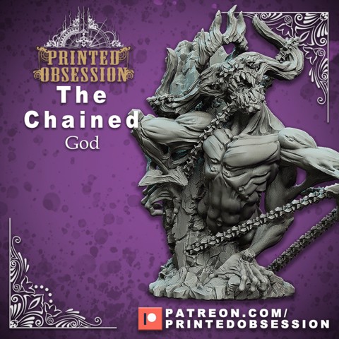 Image of The Chained God - (PRE SUPPORTED) - 150 mm - D&D