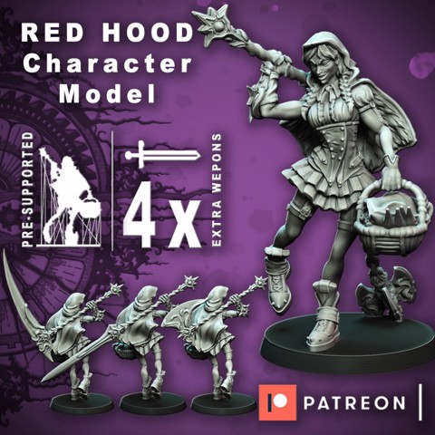 Image of Red hood - Iron Inquisitor - 32mm Scale
